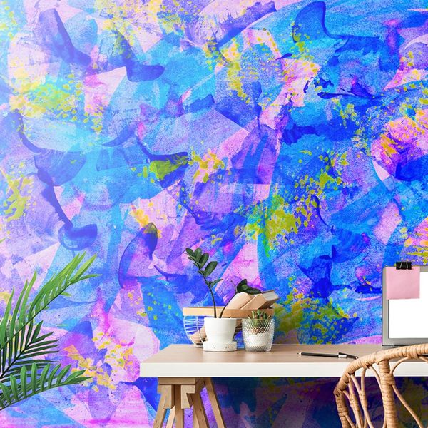 Samolepiaca tapeta  pastelové abstraktné umenie - 150x100