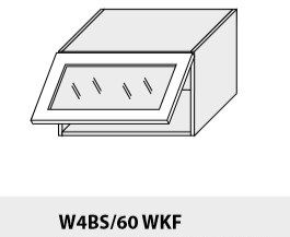 ArtExt Kuchynská linka Brerra - lesk Kuchyňa: Horná skrinka W4BS/60 WKF / rám vo farbe dvierok (ŠxVxH) 60 x 36 x 32,5 cm