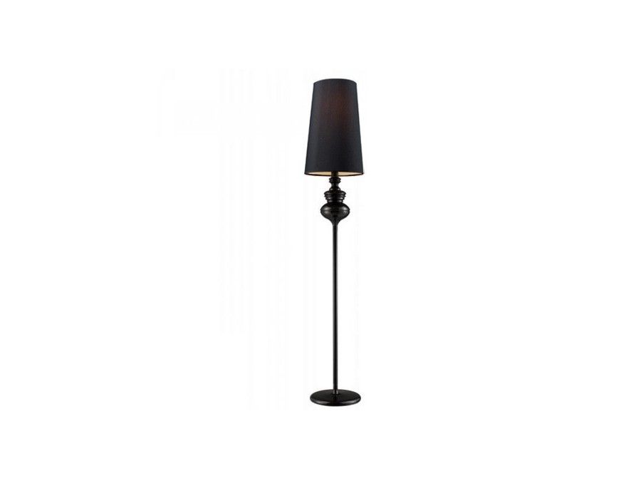 AZZARDO AZ0063 DECOline BAROCO BLACK FLOOR stojanové svietidlo 1xE27 15W IP20 čierna