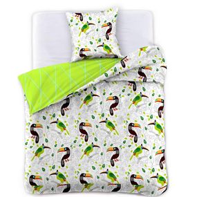 Bavlnená posteľná bielizeň DecoKing Ducato TOUCAN