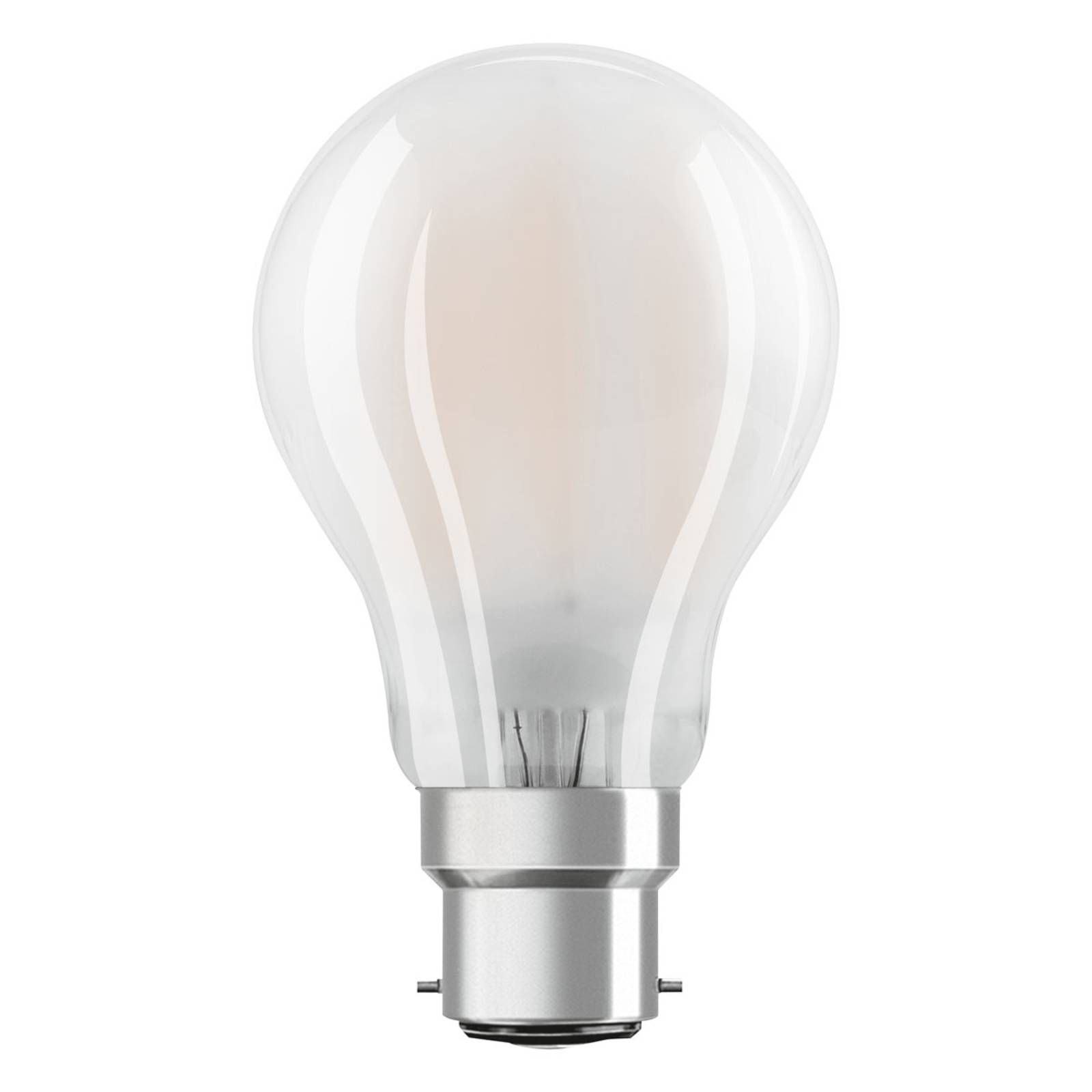 OSRAM LED žiarovka B22d Classic827 8, 5W stmiet, B22, 8.5W, Energialuokka: E, P: 10.4 cm