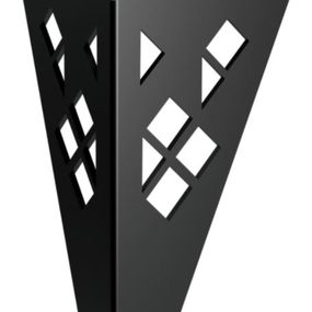 RMP Nábytková nožička Atena 15 cm čierna NOHA012/15