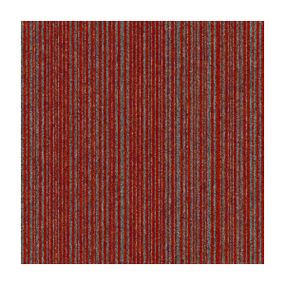 Tapibel Kobercový štvorec Coral Lines 60380-50 červeno-šedý - 50x50 cm