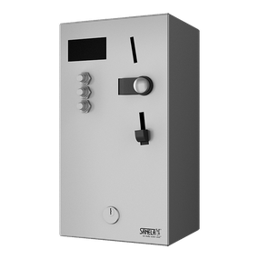 Sanela - Mincový automat pre jednu až tri sprchy – interaktívne ovládanie, voľba sprchy tlačítkom