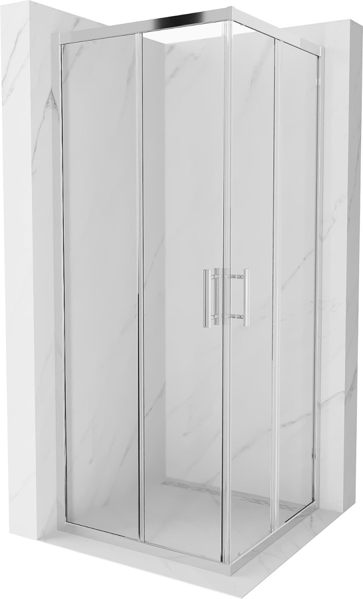 Sprchový kút MEXEN RIO transparentný, 80x80 cm