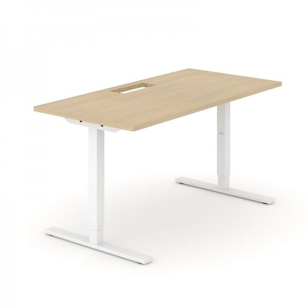 NARBUTAS - Výškovo nastaviteľný stôl ONE H 160x80 cm