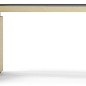 NARBUTAS - Výškovo nastaviteľný pracovný stôl MOVE&LEAD 180x85 s komodou (L)