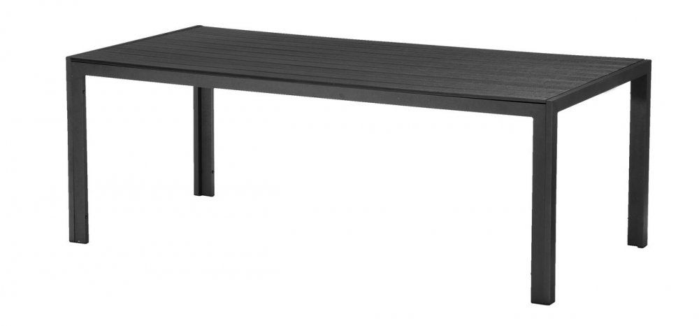 VerDesign, NORIMBERG II záhradný stôl,  antracit kov - čierny, biely, farebný,plast