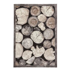 Sivý koberec 170x120 cm Woodland - Think Rugs