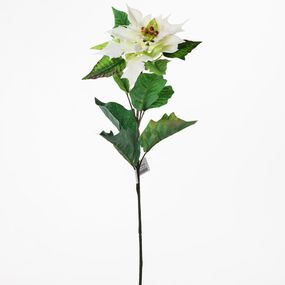 Poinsettia biela 72cm 8200070