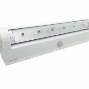 CENTURY LED SVÍTIDLO SENSOR otočné 25d 0,4W 4000K 40Lm 120d IP20 na baterie 3x1,5V AAA CEN SLDS-042240