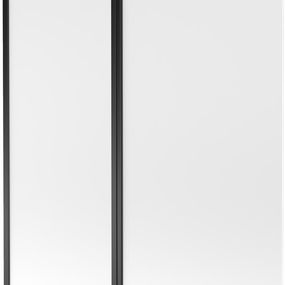 MEXEN - Flip vaňová zástena 1-krídlo 140 x 150 cm, dekor, čierna 894-140-101-70-30