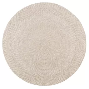 Dizajnový okrúhly koberec Nasya 180 cm pieskový