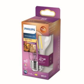 Philips 8719514323759 LED žiarovka E27 3,4W/40W 470lm 2200-2700K A60 filament WarmGlow Dimmable