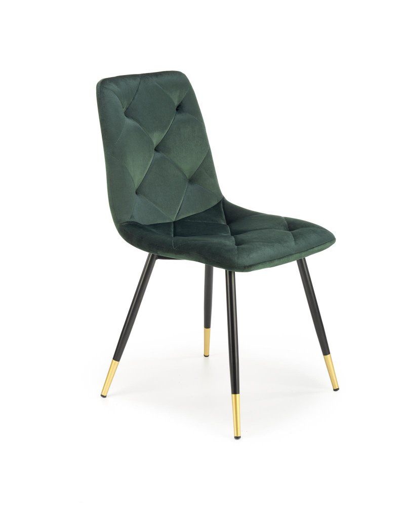 Jedálenská stolička K438 Halmar Tmavo zelená