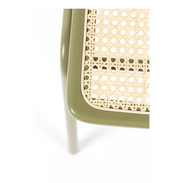 Zelené ratanové jedálenské stoličky v súprave 2 ks Jort - Zuiver