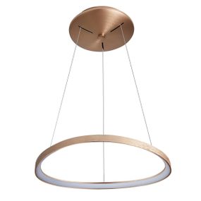 Italux 5355-848ROP-GB-3 LED závesné stropné svietidlo Morfa 1x48W | 2640lm | 3000K - zlatohnedá, biela