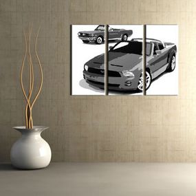 Ručne maľovaný POP Art obraz Ford Mustang