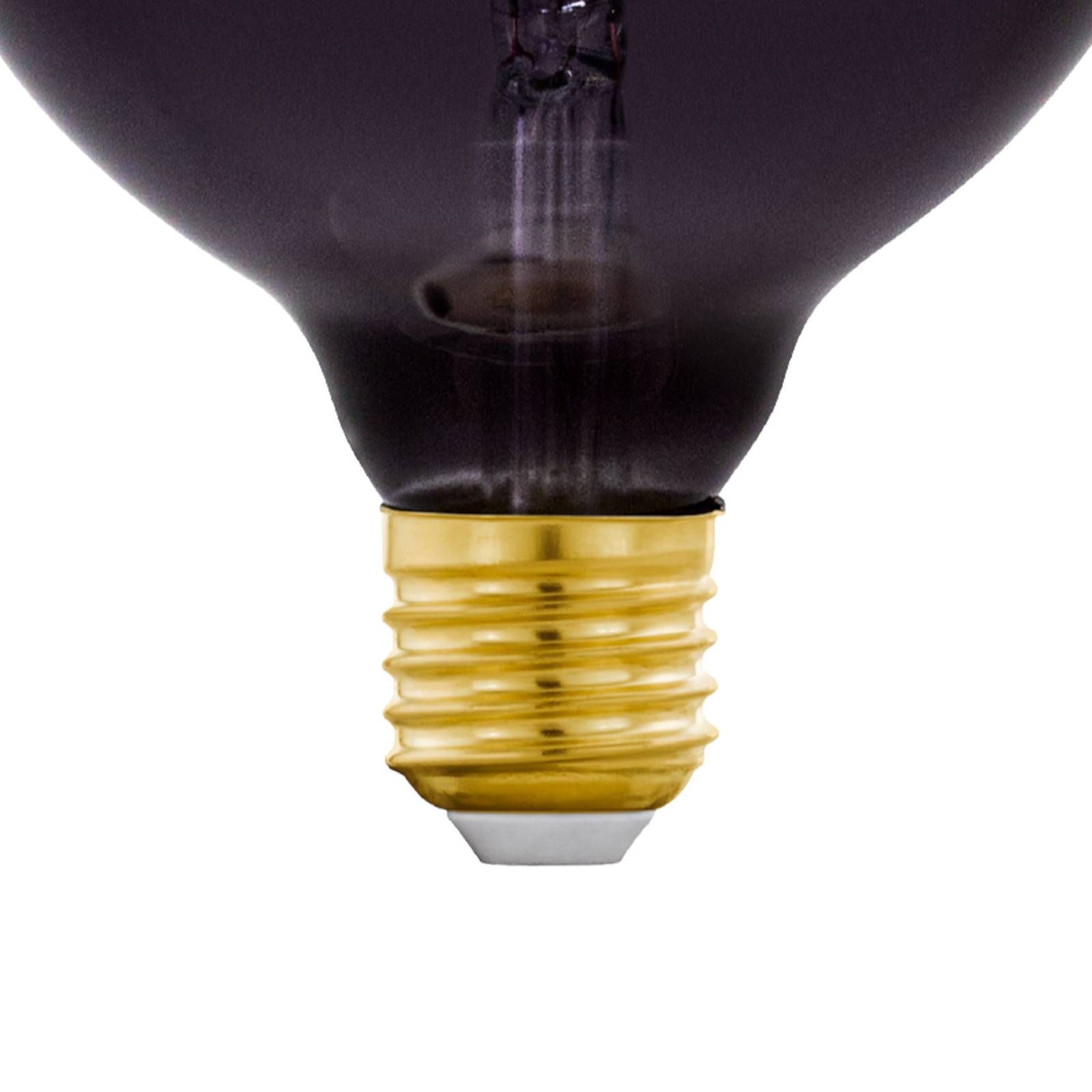 EGLO LED žiarovka E27 4W T120 1800K filament purple dim, sklo, E27, 4W, P: 21 cm