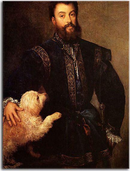 Tizian reprodukcia - Portrait of Federico II Gonzaga zs18325