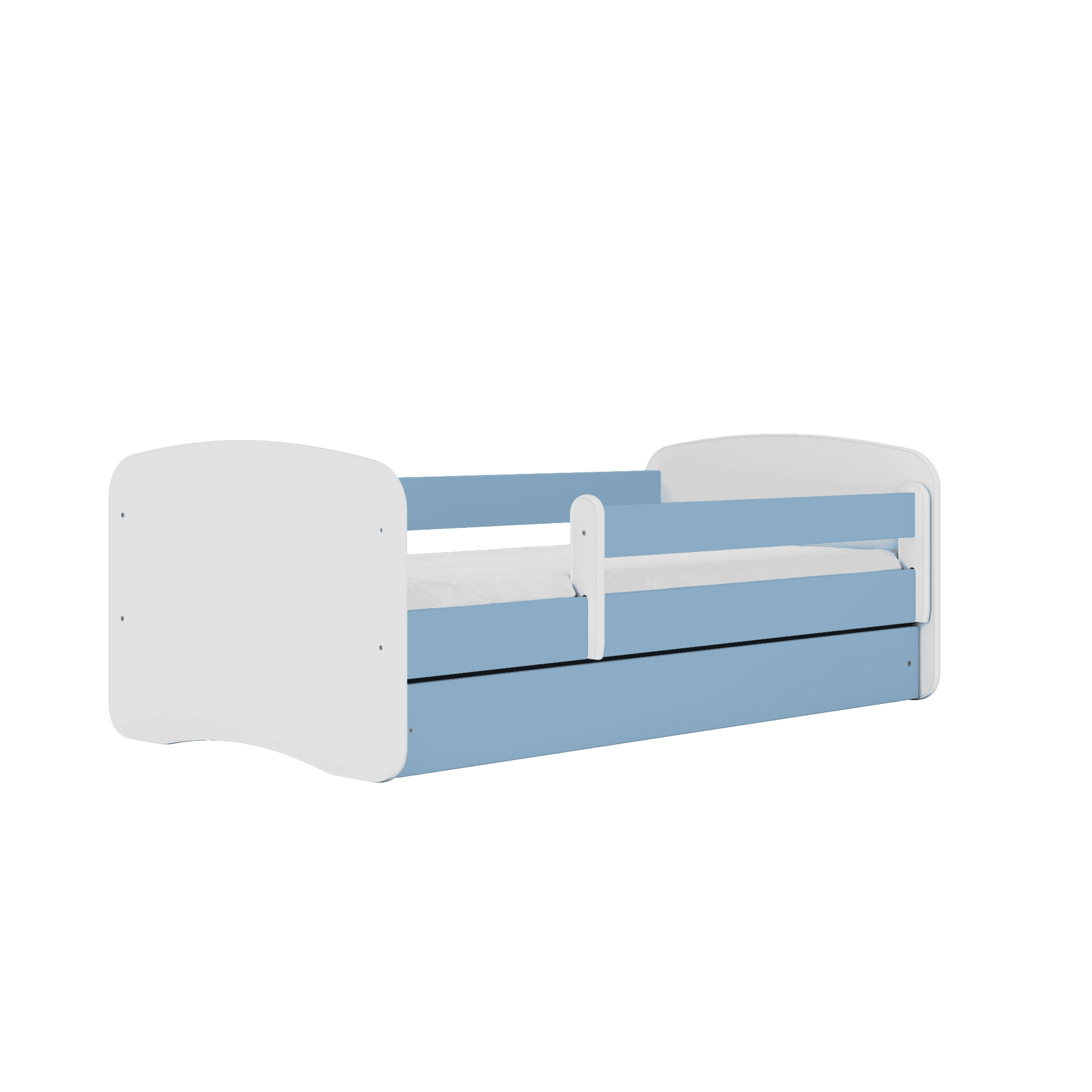 Letoss Detská posteľ BABY DREAMS 140/70 Modrá S matracom Bez uložného priestoru