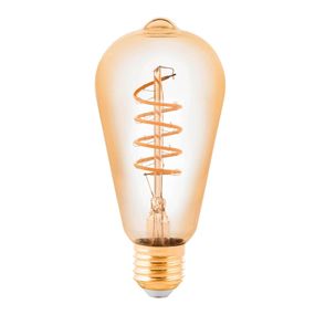EGLO LED žiarovka E27 4W Rustika jantár, E27, 4W, P: 14.2 cm
