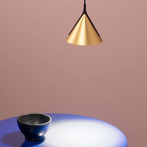 Axo Light Axolight Jewel Mono kyvadlo čierno-zlatá 2700K 12°, Obývacia izba / jedáleň, hliník, 9W, K: 9cm