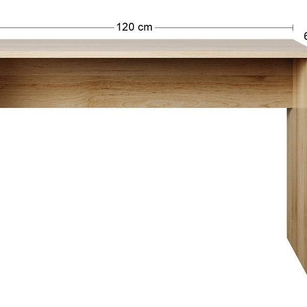 Písací stôl Aurin D - pieskový buk
