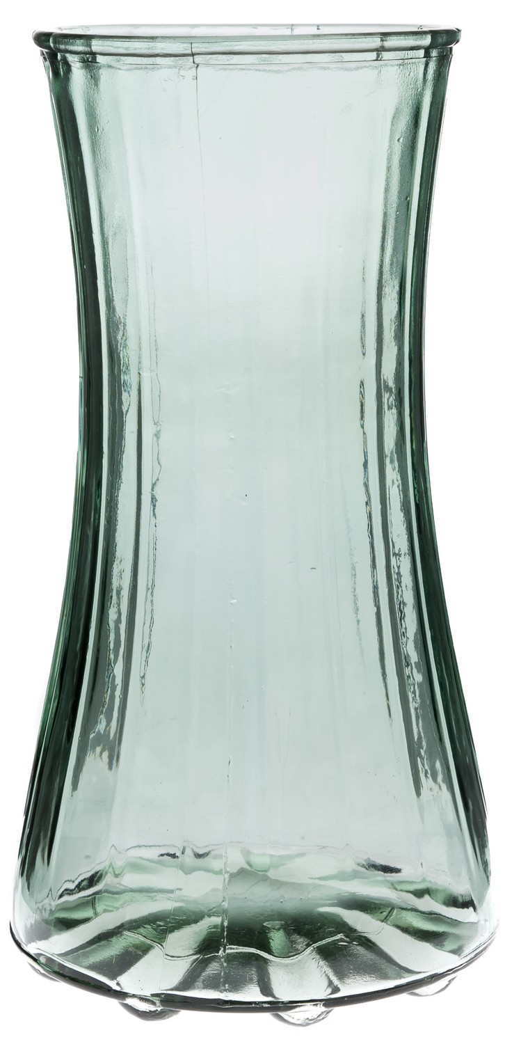Sklenená váza Nigella 23,5 cm, tyrkysová
