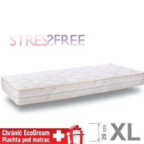 Matrac StressFree XL z pamäťovej peny DreamBed - 170x195cm