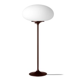 GUBI Stemlite stolná lampa čierno-červená 70 cm, Obývacia izba / jedáleň, kov, sklo, E27, 60W, K: 70cm