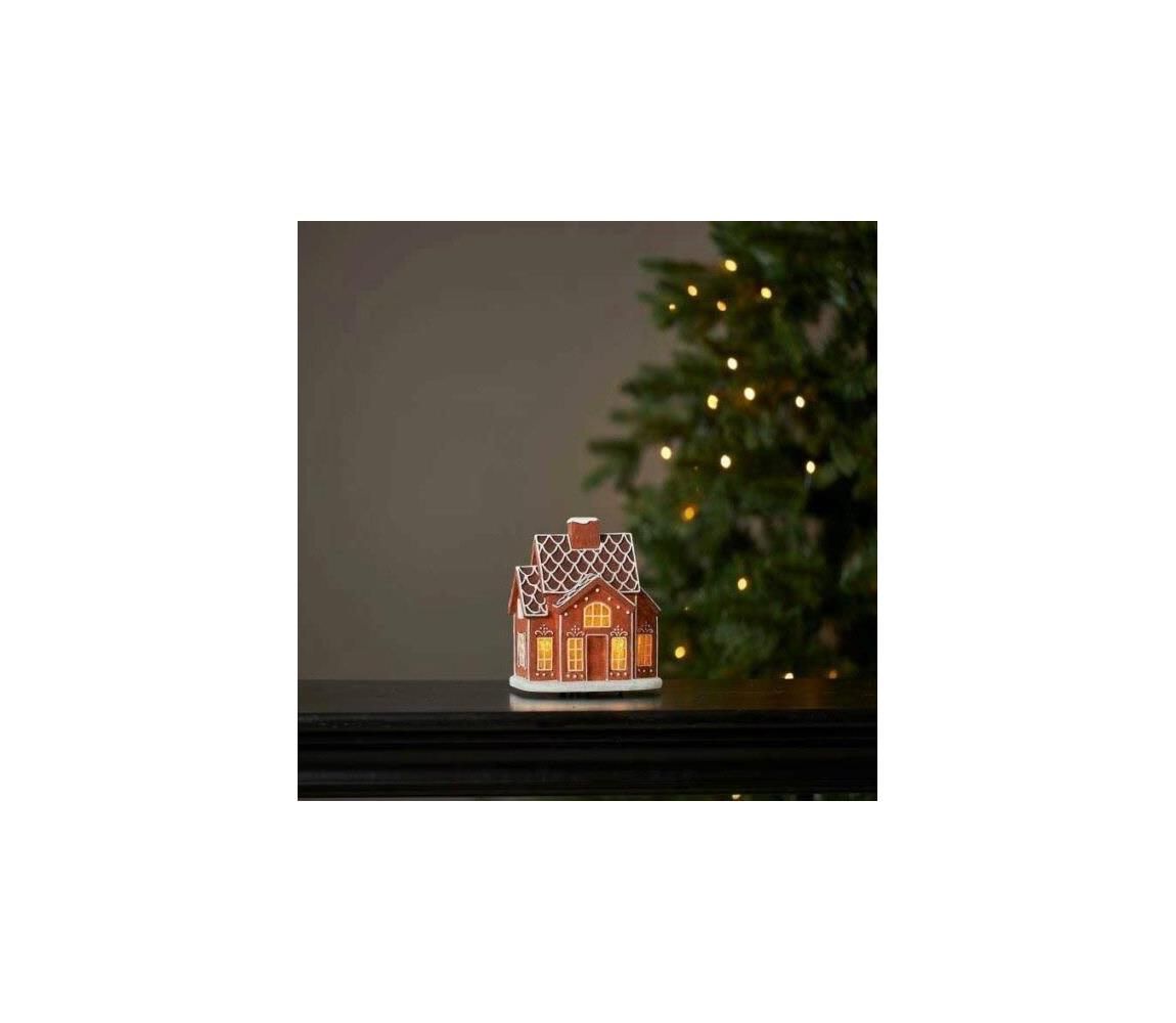 Eglo 411476 - LED Vianočná dekorácia GINGERVILLE 2xLED/0,06W/3xAAA