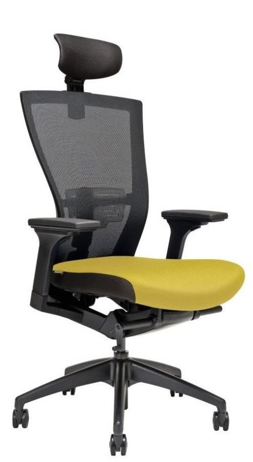 OFFICE PRO bestuhl -  OFFICE PRO bestuhl Kancelárska stolička MERENS SP žltá
