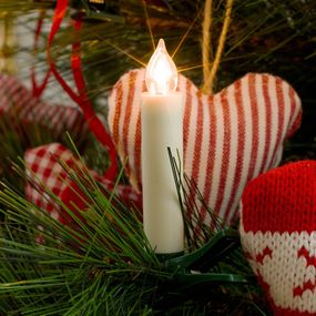 Konstsmide Christmas Žiarovky vianočný strom bezdrôtové doplnok 8cm 5pl, plast, 0.06W, K: 8cm