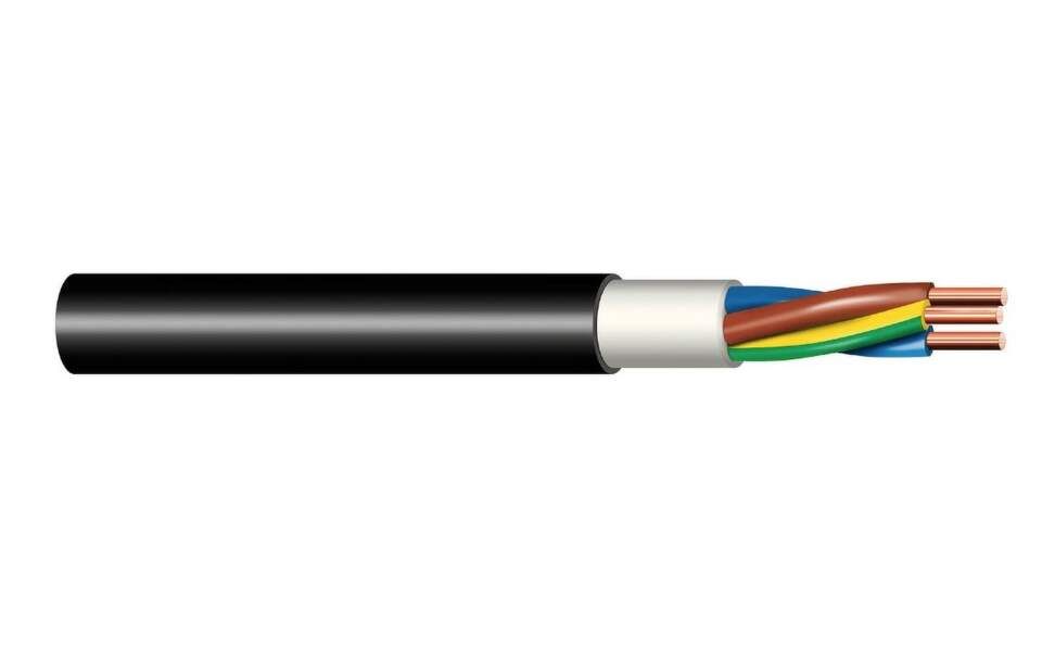 Inštalačný kábel CYKY-J 5x1,5 mm2 pre pevný rozvod elektrickej energie K00017473