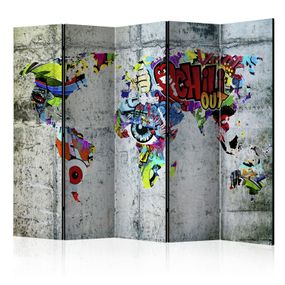 Artgeist Paraván - Graffiti World [Room Dividers]