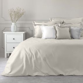 DomTextilu Kvalitná bavlnená posteľná obliečka na palón v béžovej farbe 44689-208622