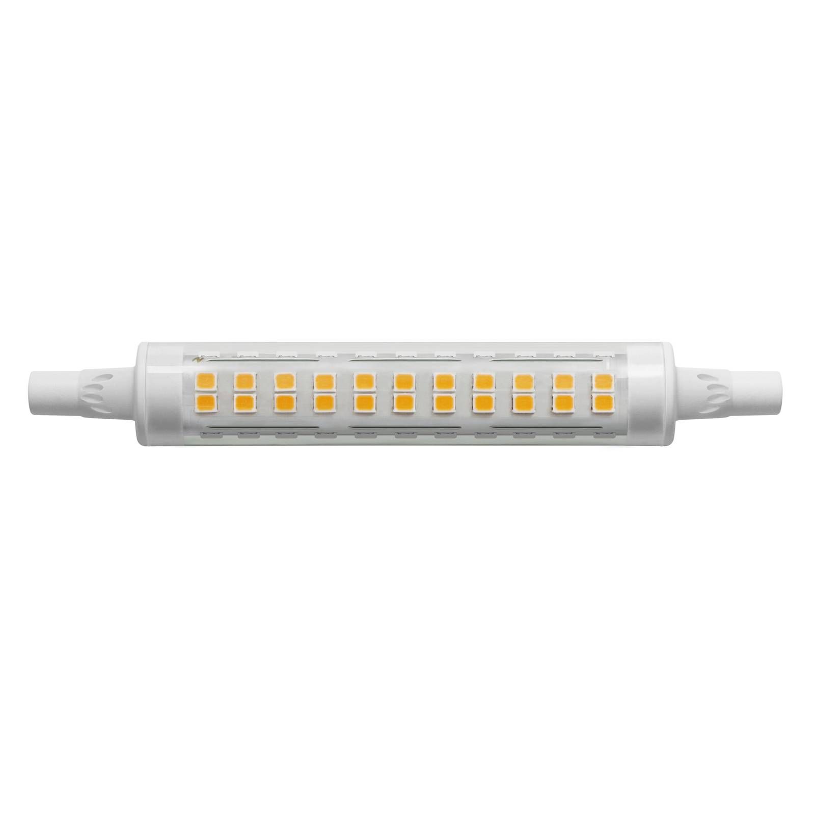Arcchio LED žiarovka R7s 118 mm 8W 2 700K stmiev., polykarbonát, hliník, R7s, 8W, Energialuokka: F, P: 11.8 cm