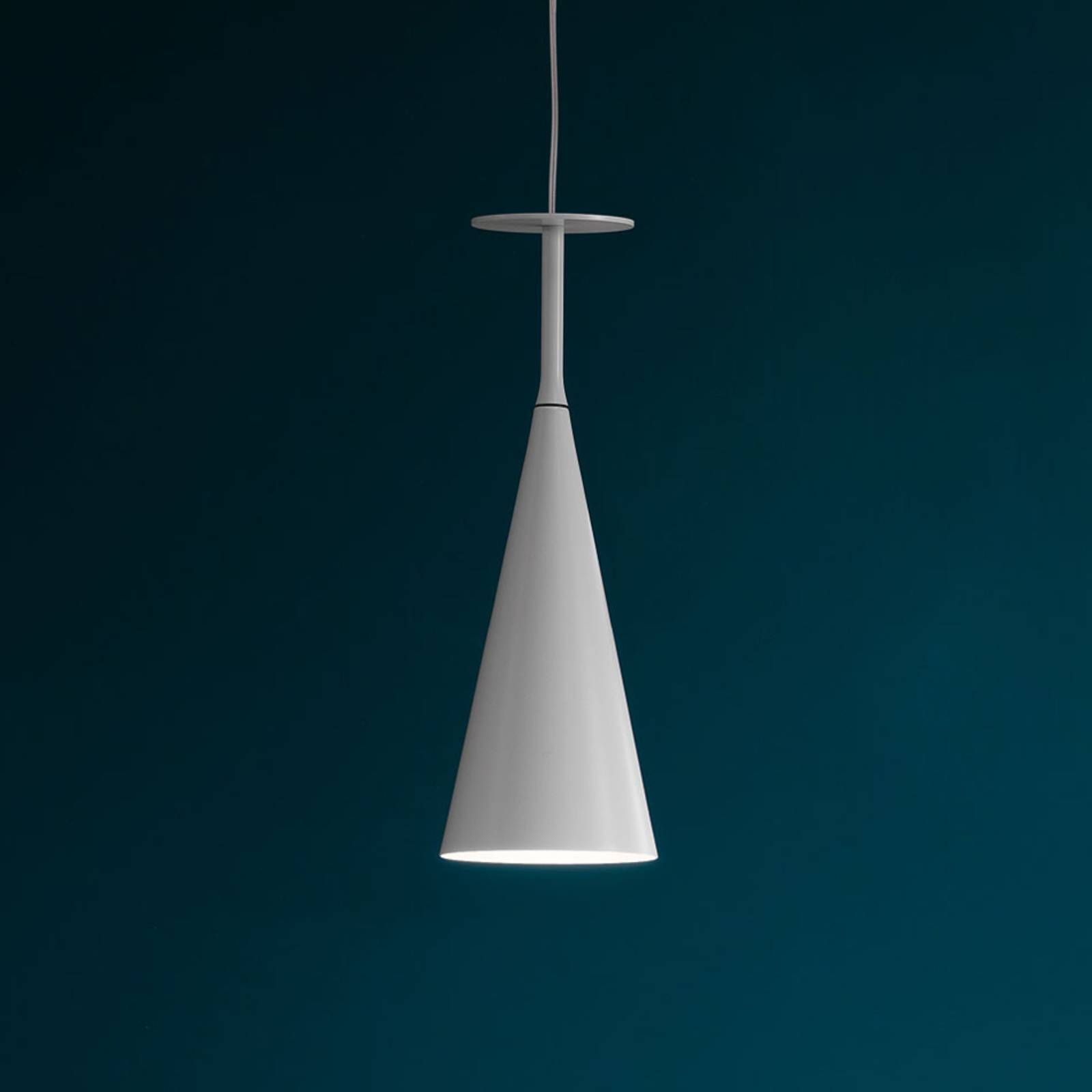 Modo Luce ABC Single A závesná lampa biela, Obývacia izba / jedáleň, kov, GU10, 28W, K: 36cm