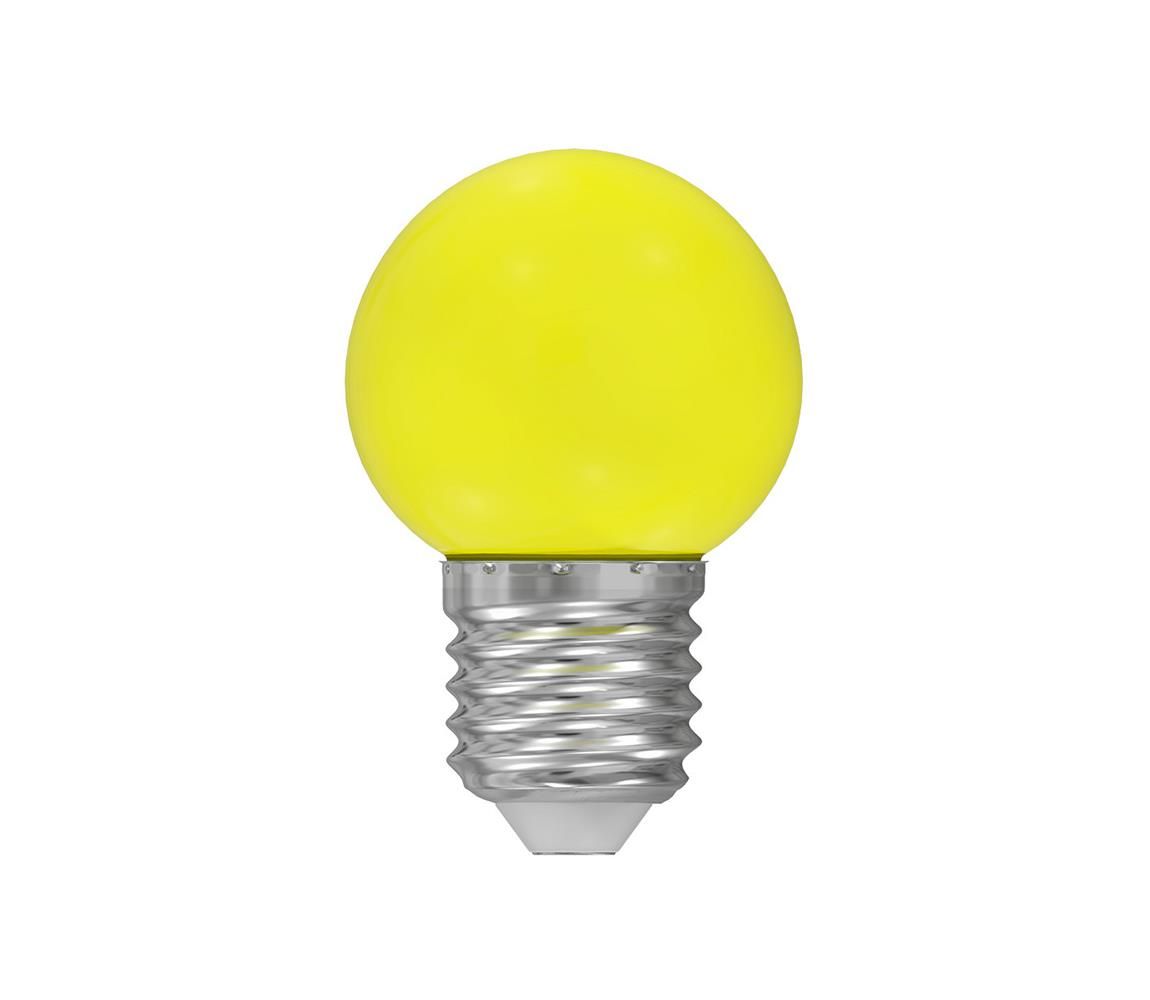 LED žiarovka E27/1W/230V žltá 5500-6500K