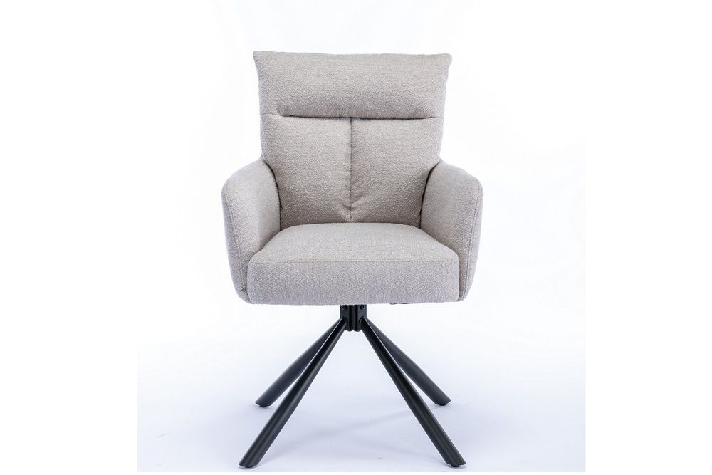 Dizajnová otočná stolička Maddison béžová