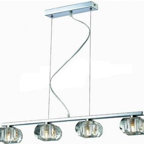 Závěsné svítidlo AZzardo Rubic 4 pendant AZ0493 G9 4x40W IP20 68cm chromové