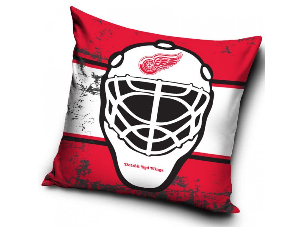 Vankúšik NHL Detroit Red Wings Maska 40x40 cm