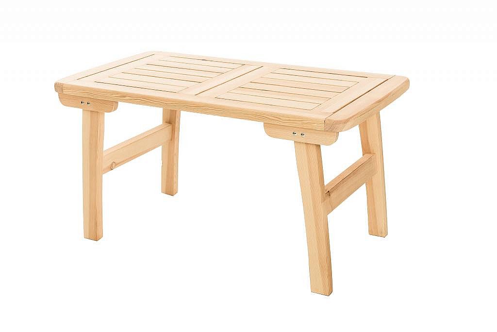 DEOKORK Masívny záhradný stôl z borovice ROMANTIC (32 mm) - rôzne dĺžky 150 cm