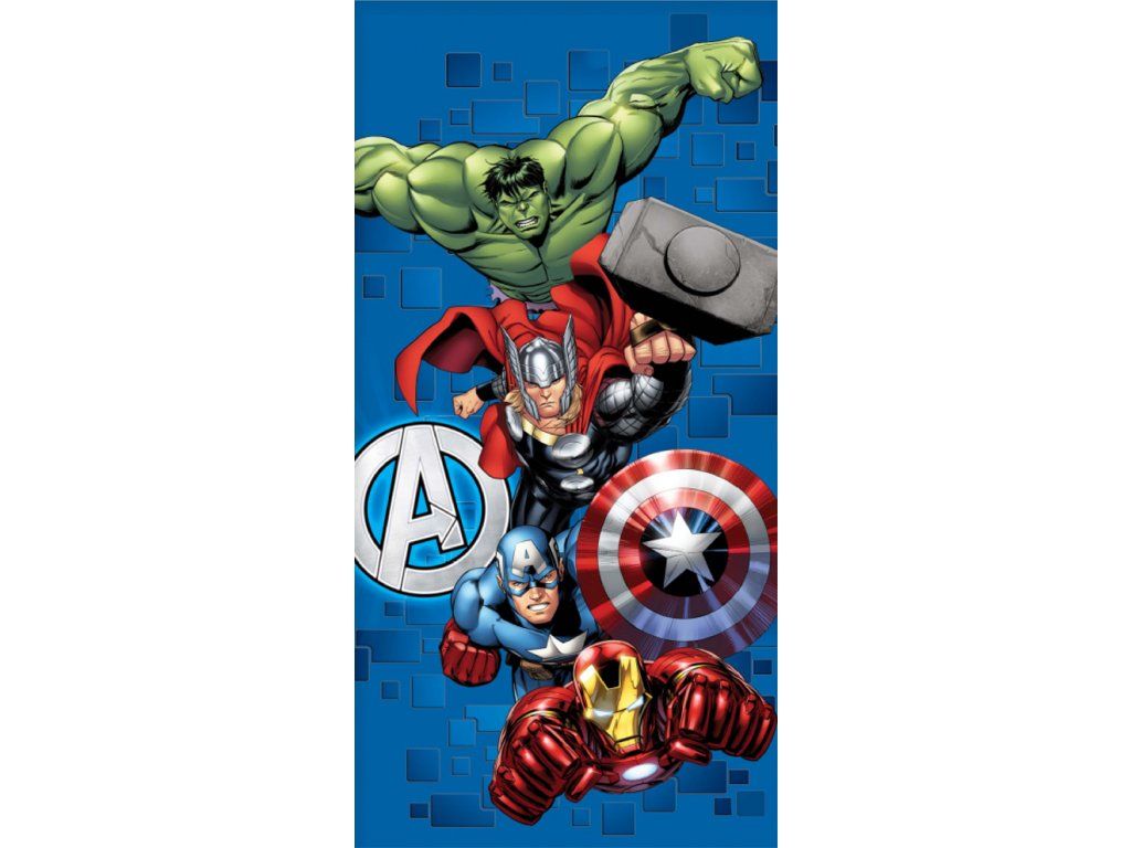 Detská osuška Avengers Útočia 70x140 cm