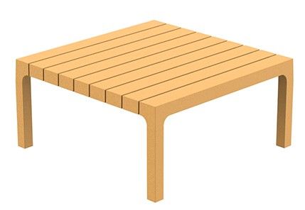 VONDOM - Konferenčný stolík SPRITZ, 45x45, 59x59 cm
