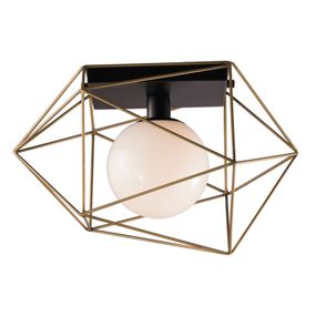 Eco-Light Stropné svietidlo Abraxas 1-plameňové, Obývacia izba / jedáleň, kov, E27, 60W, P: 40.5 cm, L: 29.5 cm, K: 26.5cm