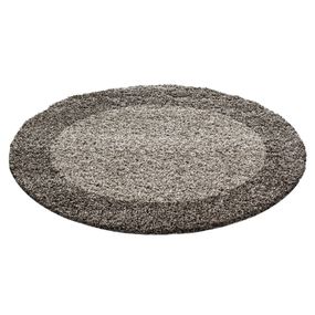 Ayyildiz koberce Kusový koberec Life Shaggy 1503 taupe kruh - 120x120 (priemer) kruh cm