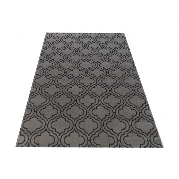 DomTextilu Moderný sivý koberec v škandinávskom štýle 17592-128977