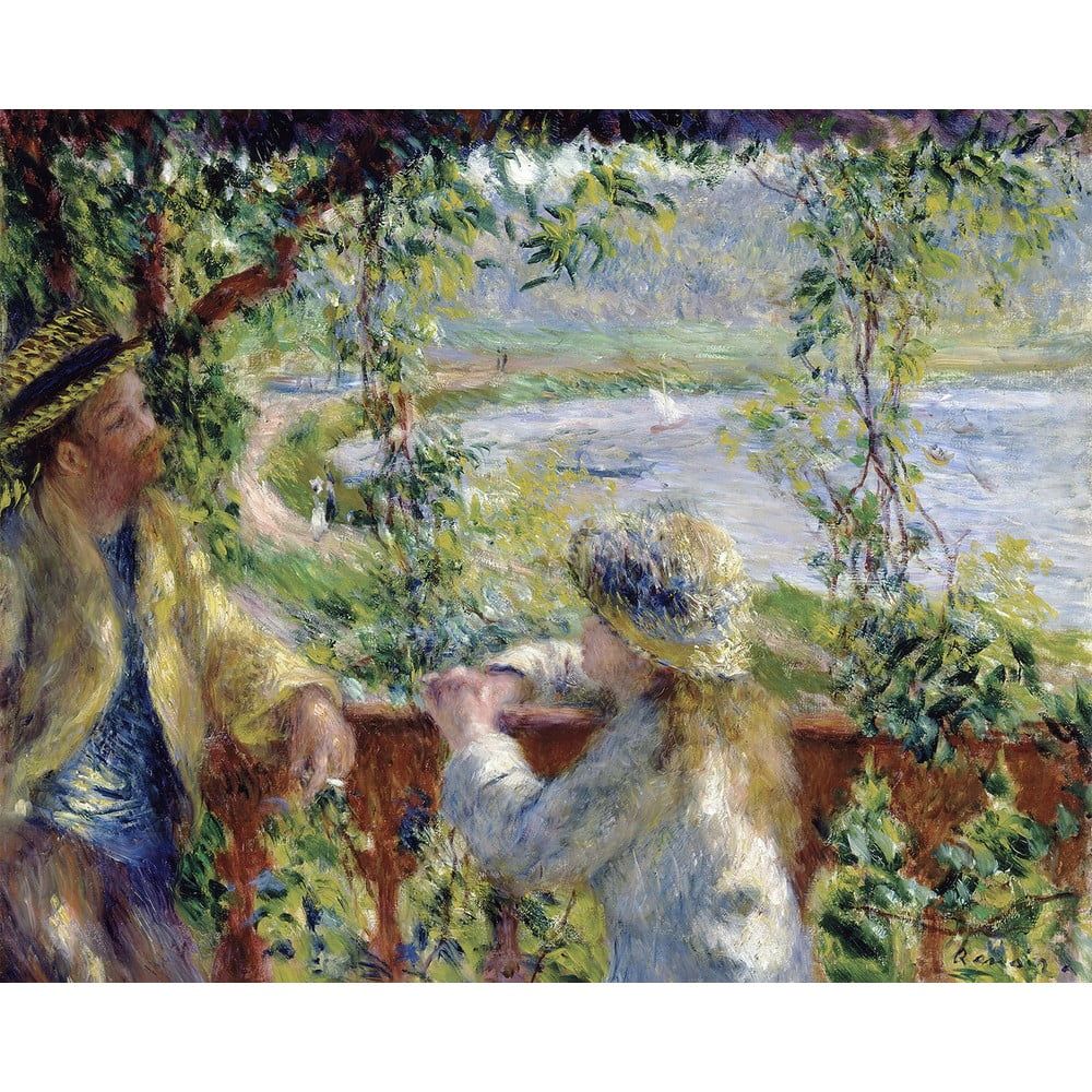 Reprodukcia obrazu Auguste Renoir - By the Water, 50 x 45 cm